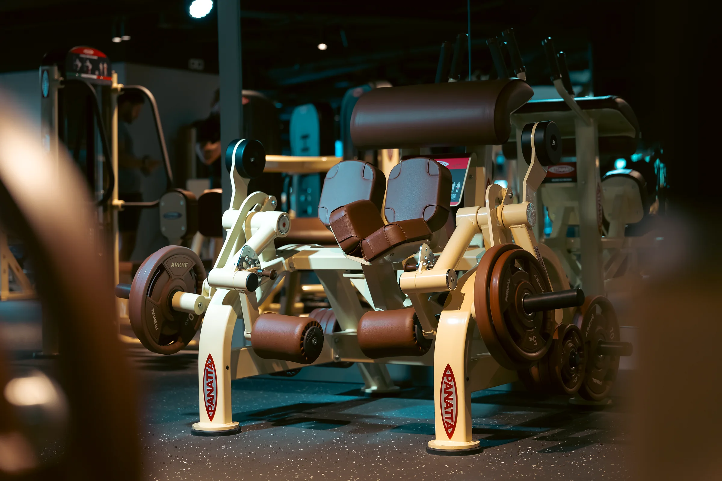 Panatta strength machines arranged across a modern commercial gym in Dubai